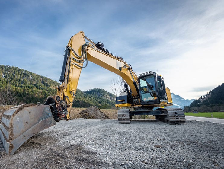 Excavator on Site